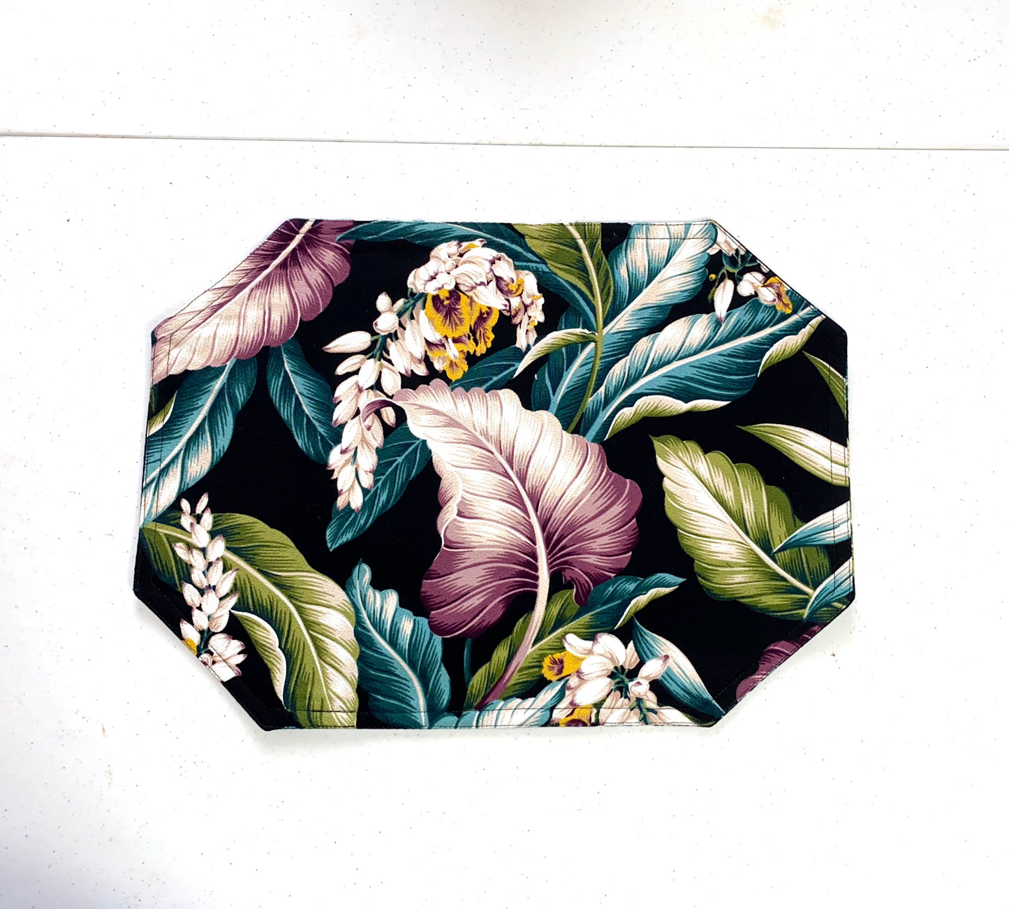 Black Shell Ginger Rectangle Placemat