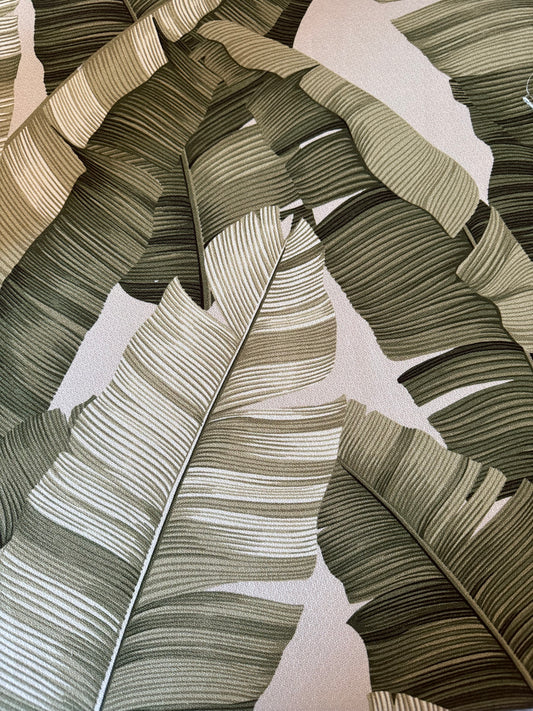 Natural Manele Hawaiian Barkcloth Upholstery Fabric