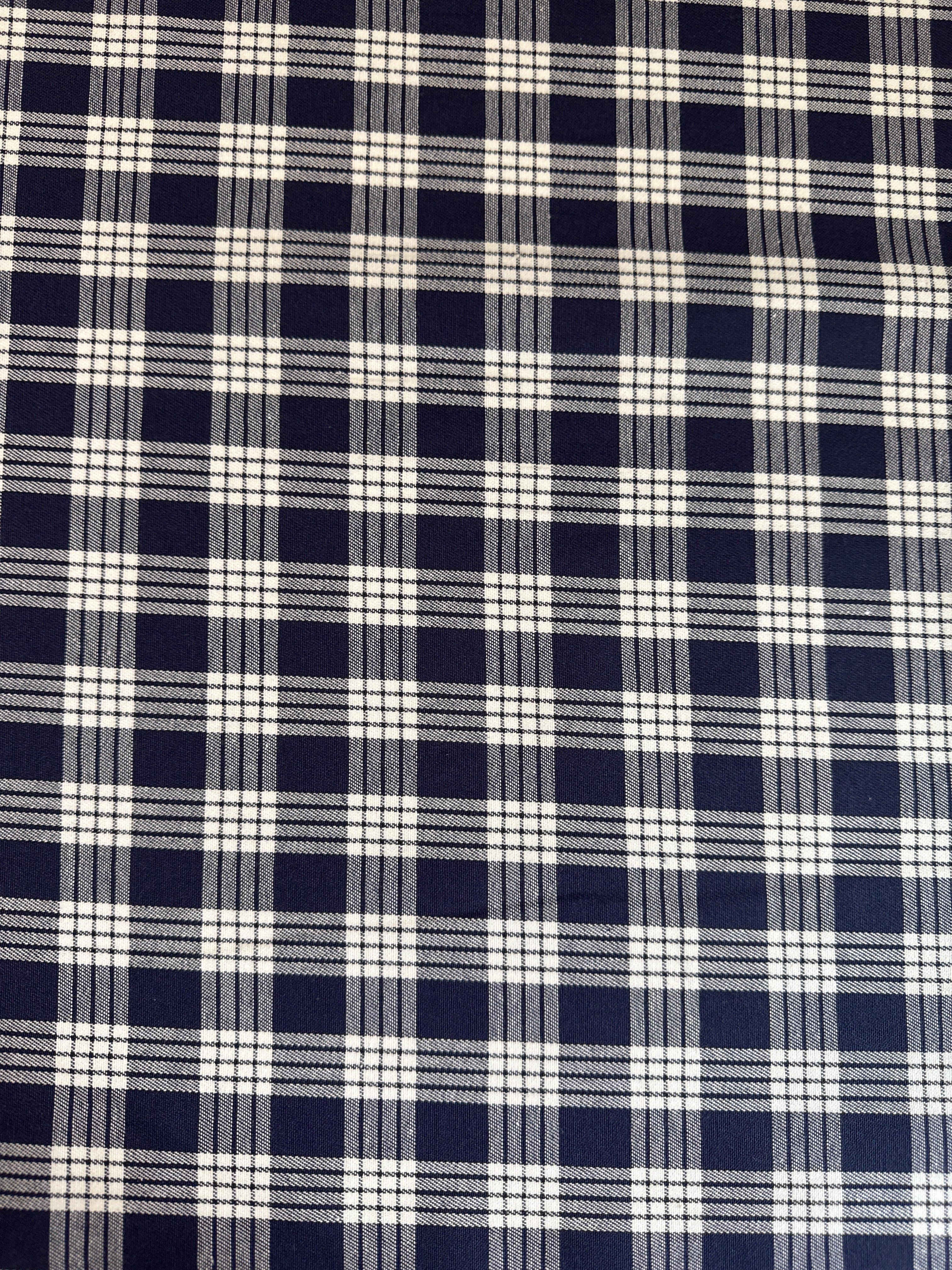 Navy Palaka Fabric – Its So Maui - Hawaiian Fabric