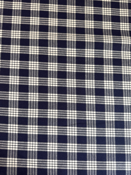 Navy Palaka Fabric