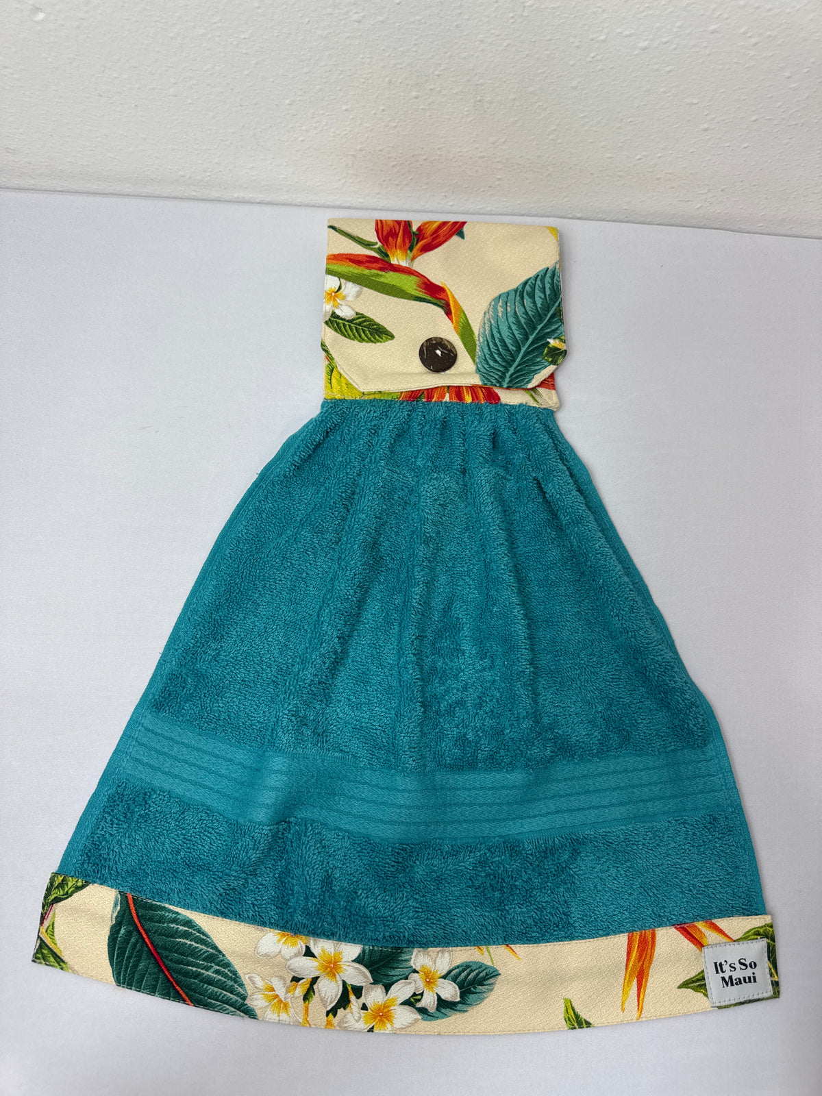 Natural Acacia Turquoise T-Towel