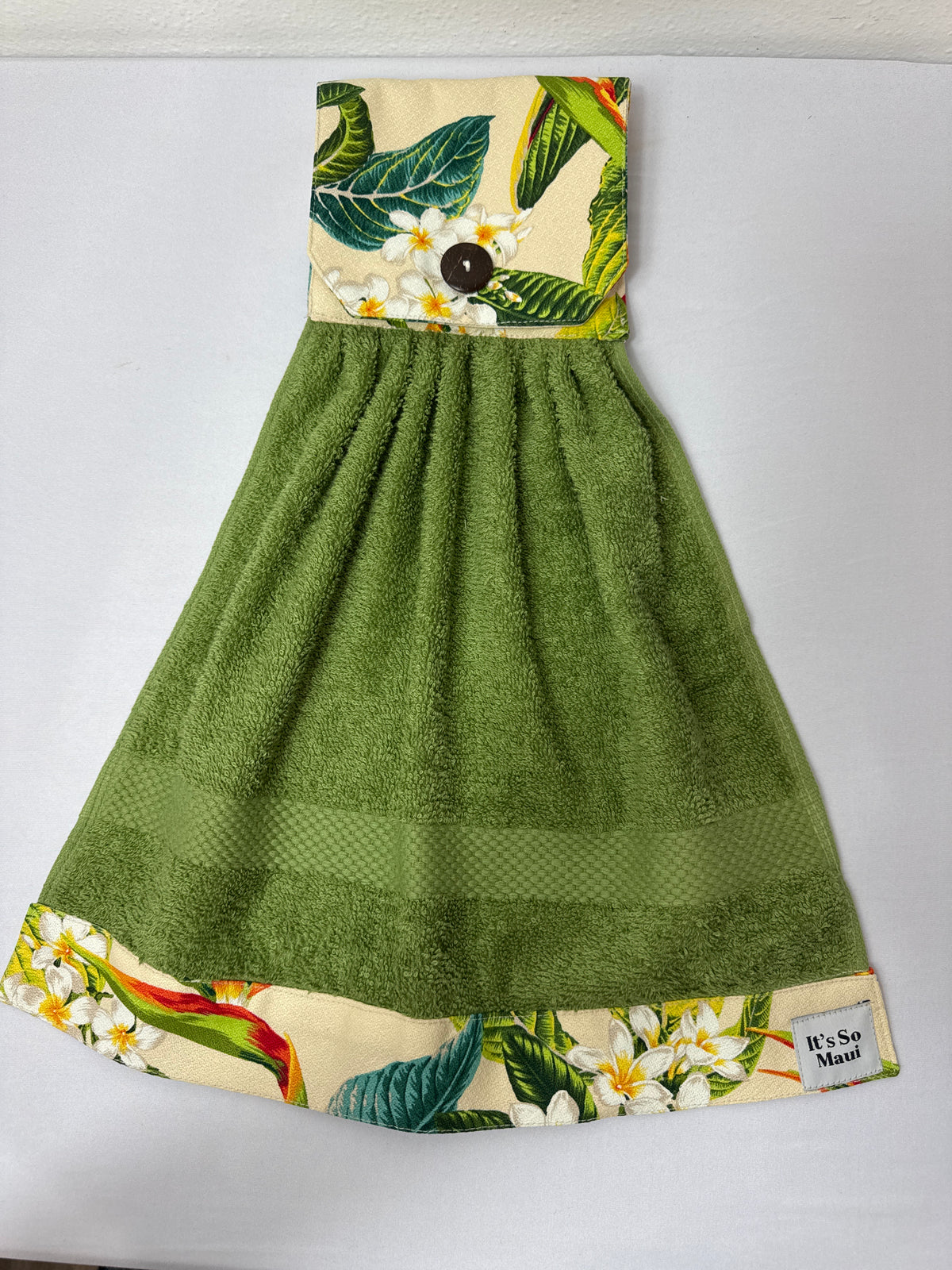 Natural Acacia Green T-Towel