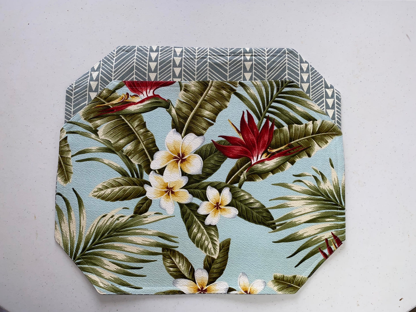 Blue Maunawili Rectangle Placemat