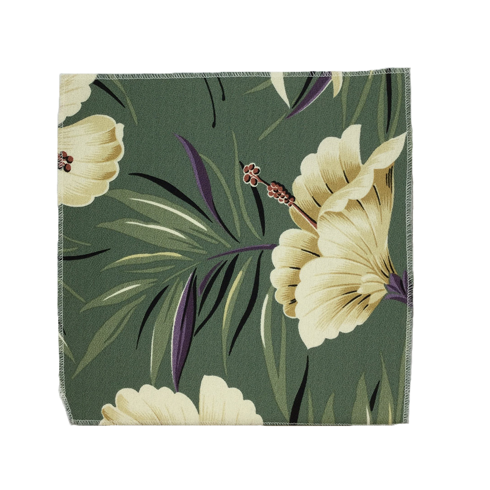 Sage Hawaii Calls Hawaiian Barkcloth Upholstery Fabric