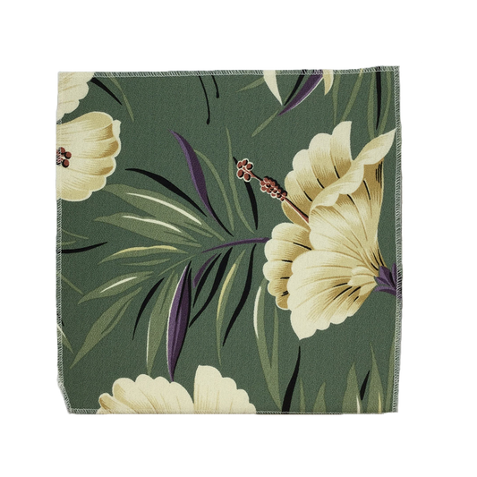 Sage Hawaii Calls Hawaiian Barkcloth Upholstery Fabric