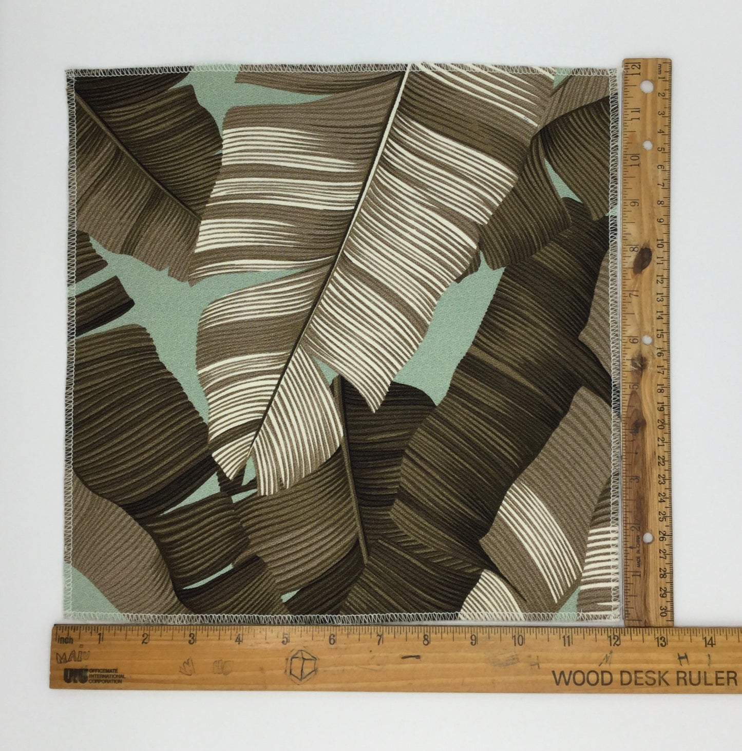 Sage Manele Hawaiian Barkcloth Upholstery Fabric