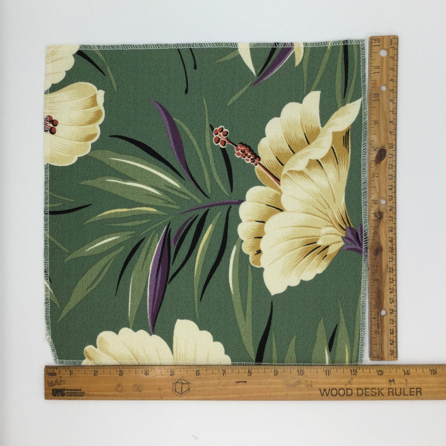 Sage Hawaii Calls Hawaiian Barkcloth Upholstery Fabric