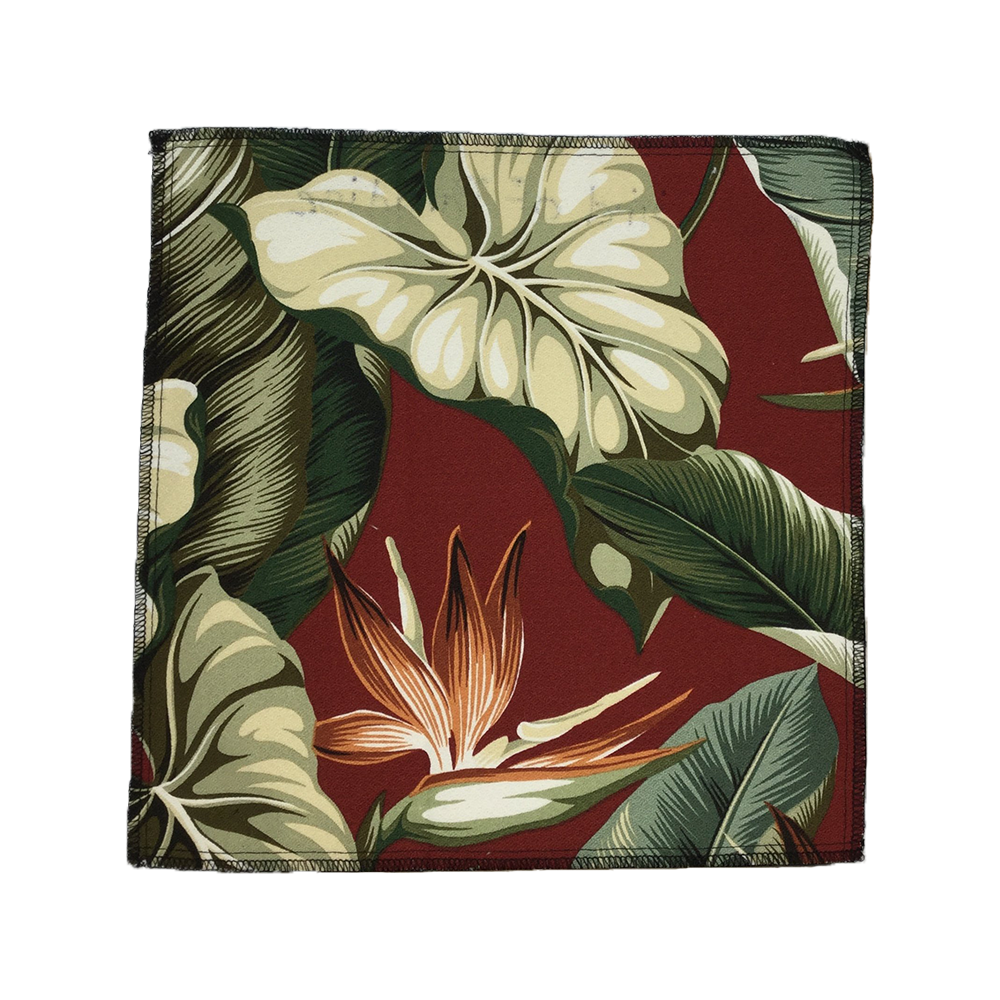 Red Bird of Paradise 12" x 12" Swatch Samples