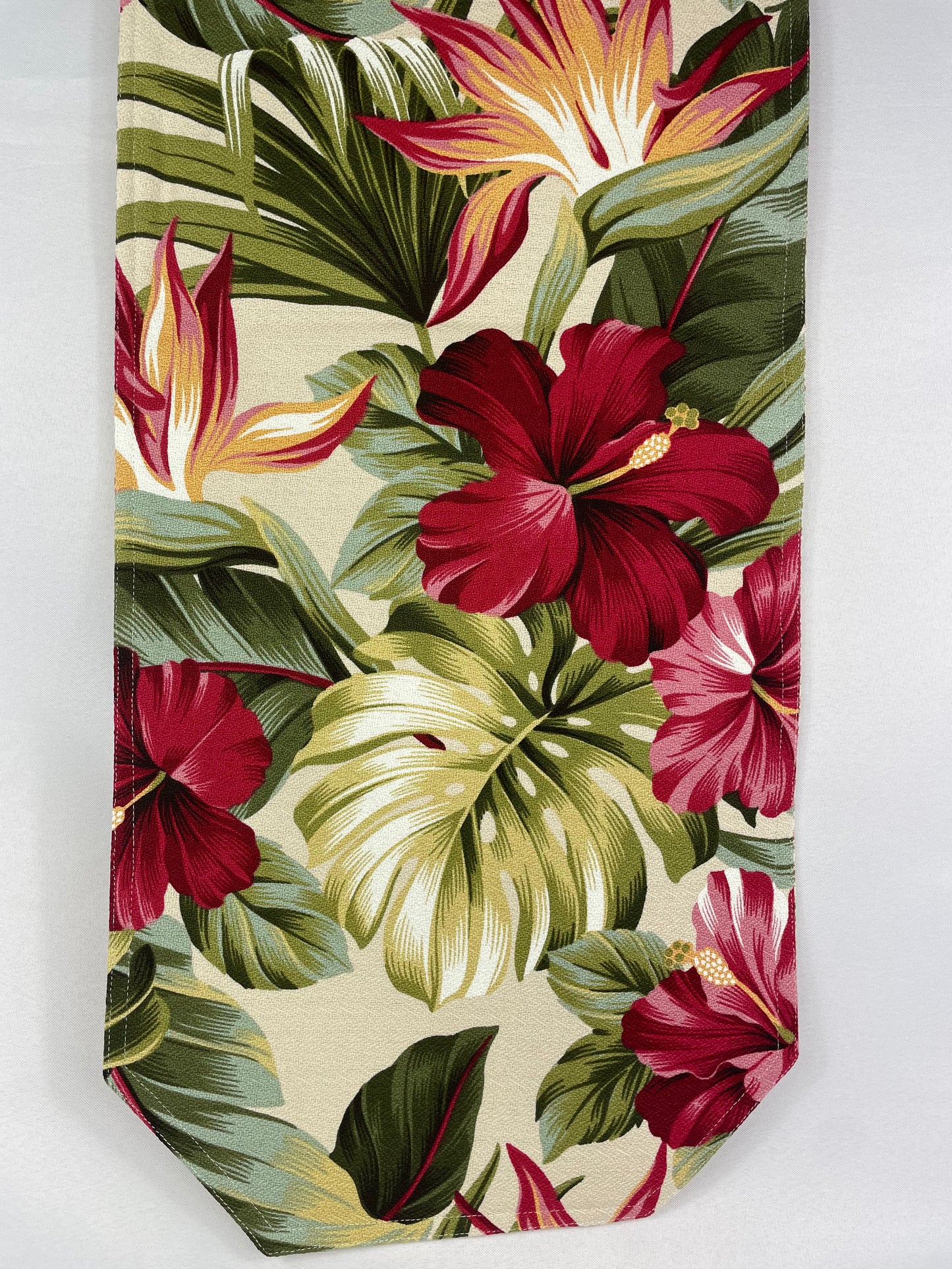 Natural Pua Hawaiian Barkcloth Table Runner