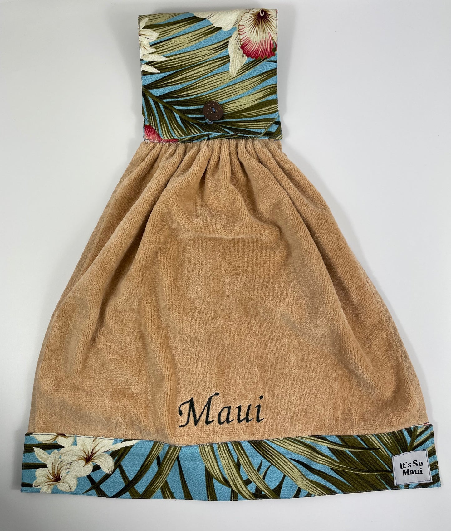 Blue Fern Tan T- Towel