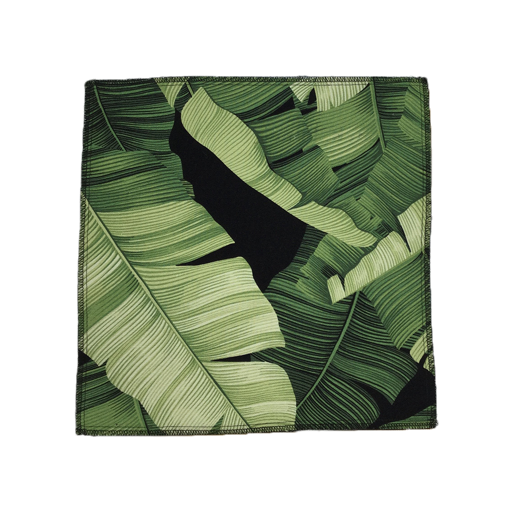 Black Manele Hawaiian Barkcloth Upholstery Fabric