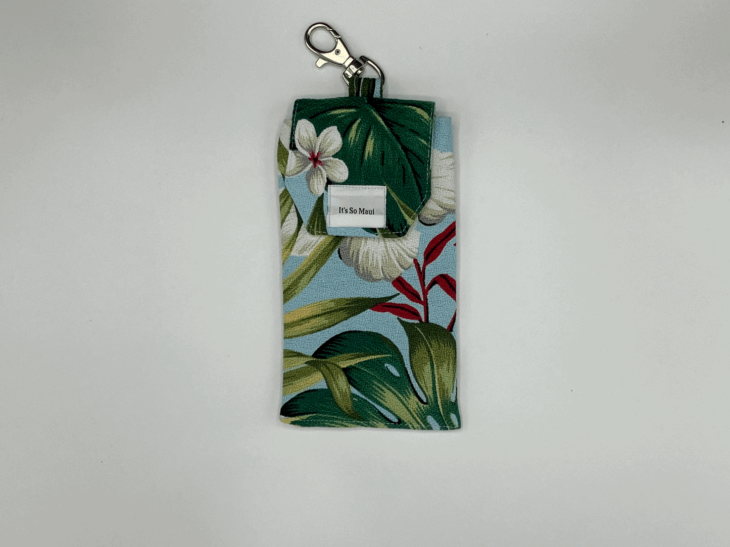 Blue Maunawili Eye Glass Case or Cell Phone Case