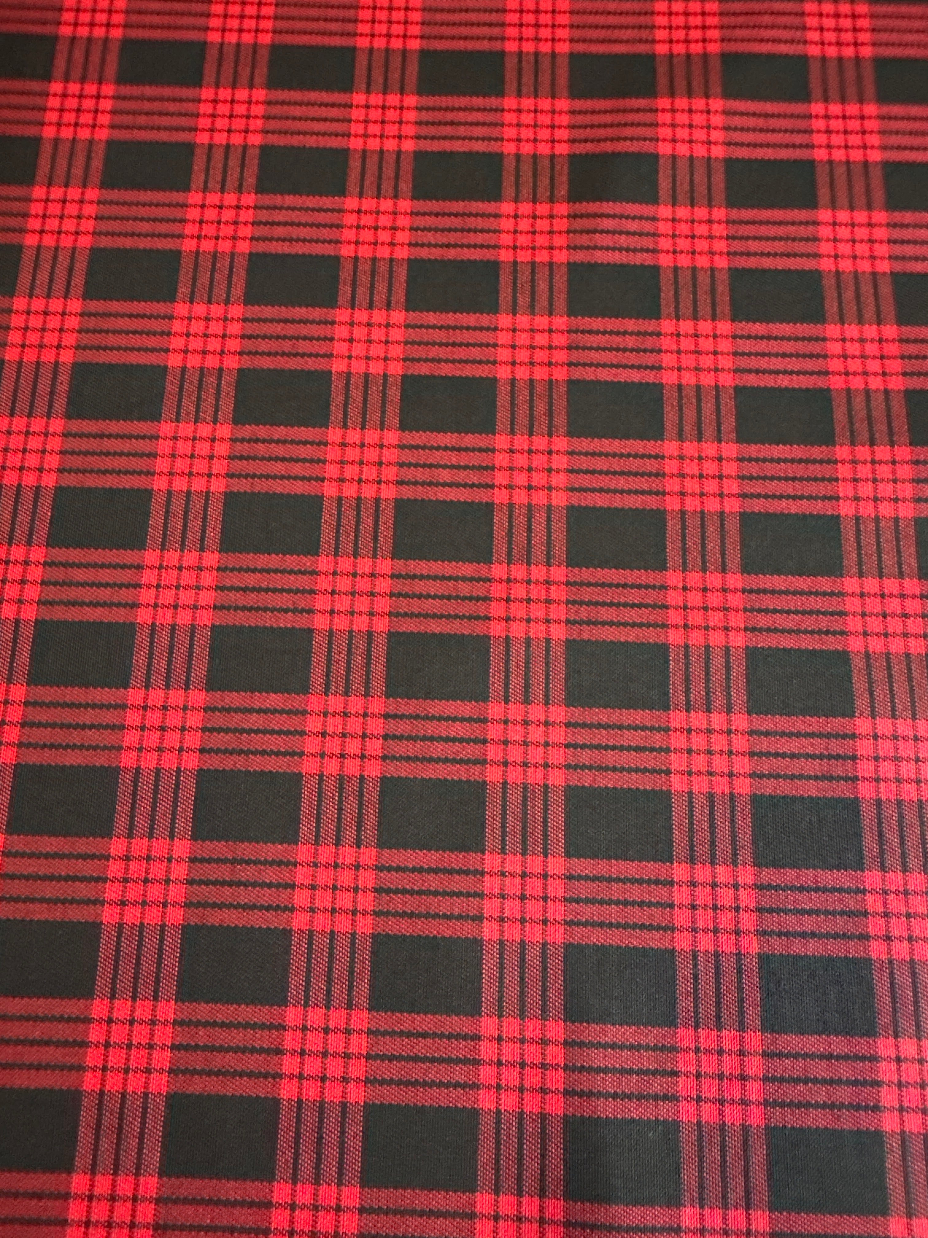 Black / Red Palaka Sample Swatch – Its So Maui - Hawaiian Fabric
