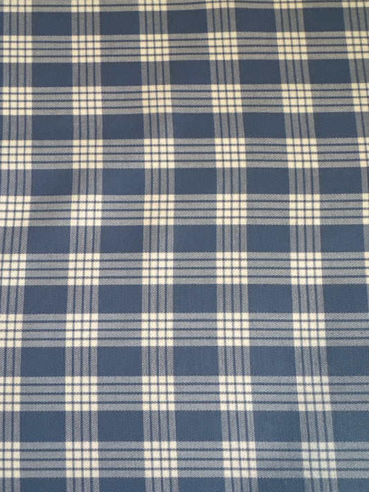 Denium Blue Palaka Fabric