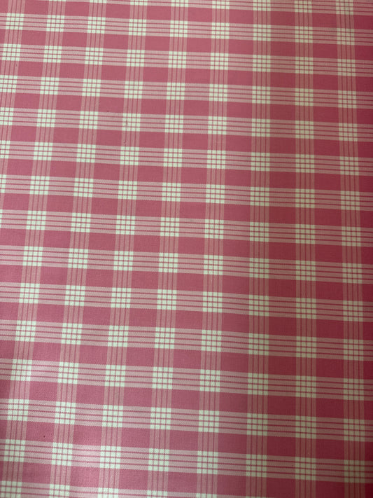 Pink Palaka Fabric