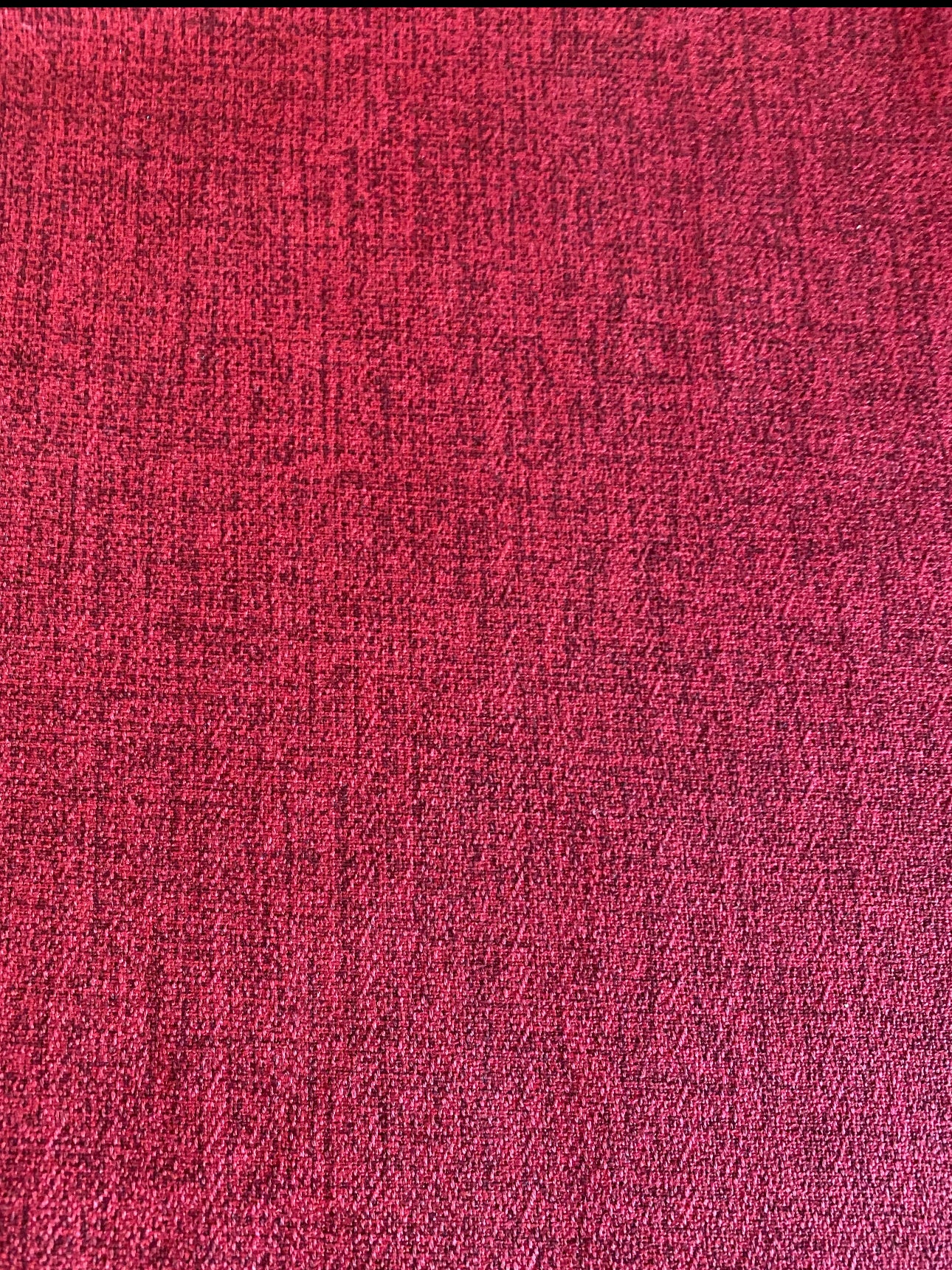 Red Solid Barkcloth 12” x 12" Swatch Samples