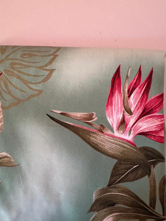 Green Bird of Paradise Cloth Napkins