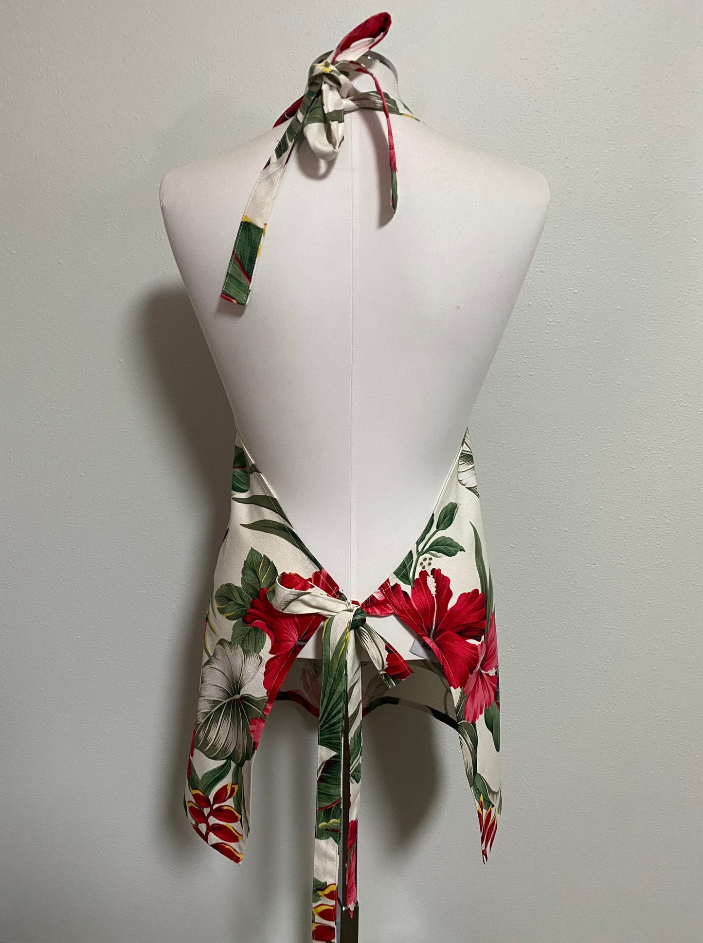 Hawaiian fabric  apron