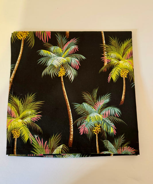 Black Palm Trees Napkins