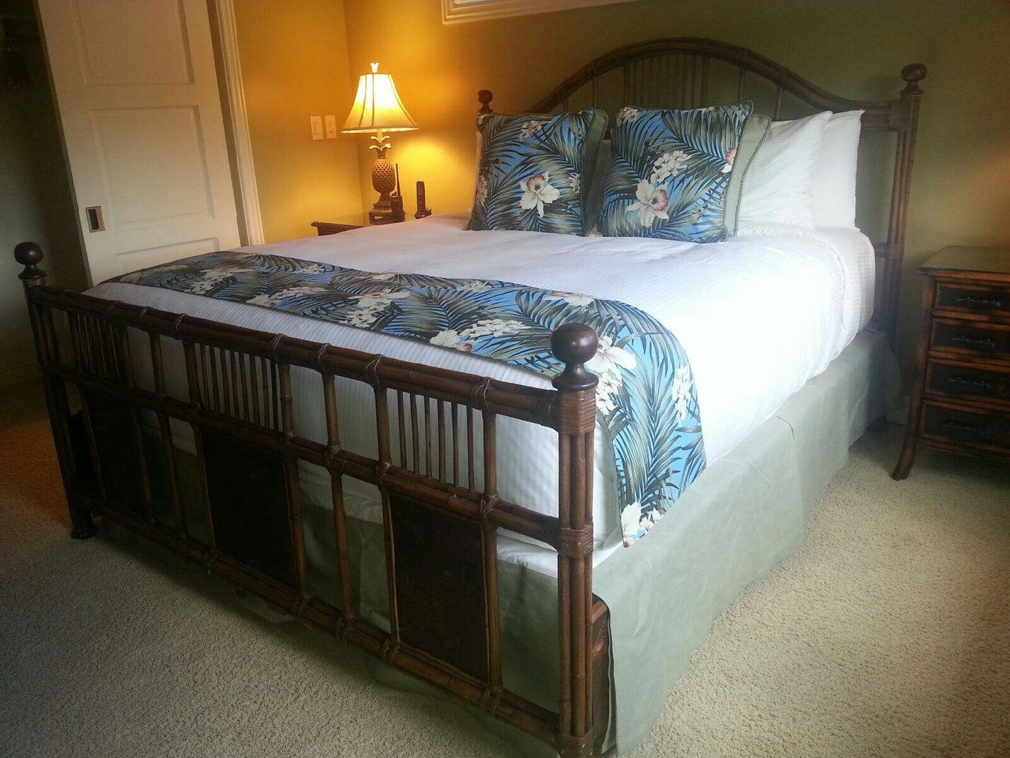 Blue Fern Pillowshams