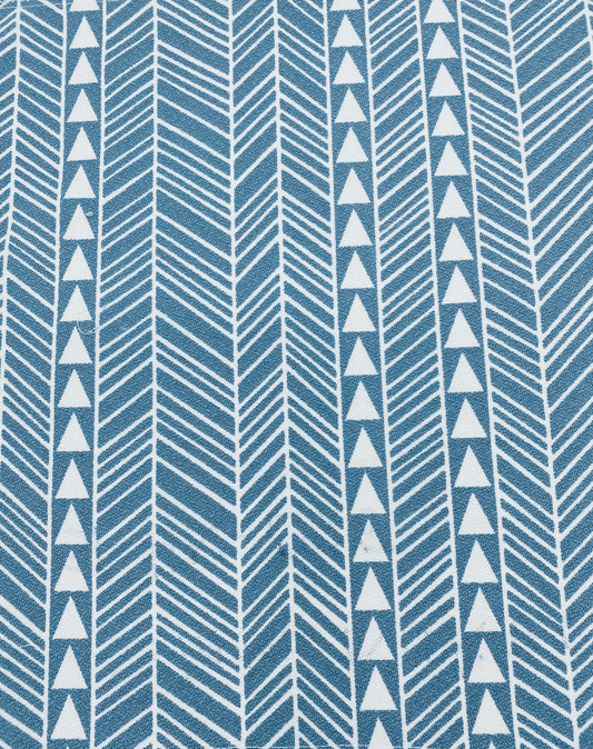 Slate Kakau Hawaiian Barkcloth Upholstery Fabric