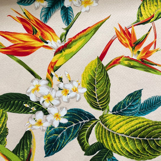 Natural  Acacia Hawaiian Barkcloth Upholstery Fabric